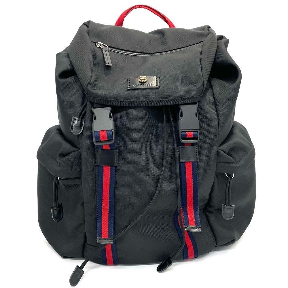 Gucci Backpack Capacity Bag Black